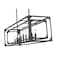 Z-Lite Easton Linear Chandelier, 9-Light, 13 In.W x 44 In.L x 13 In.H, Matte Black/Matte Black 3038-9L-MB - alternate 6